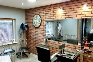 Salon fryzjerski - płytka elewacyjna LOFT